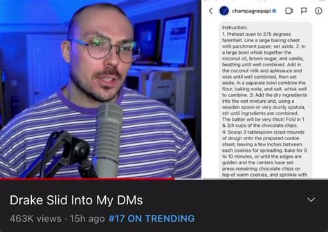 Drake slid into Anthony Fantano’s DMs to call him out